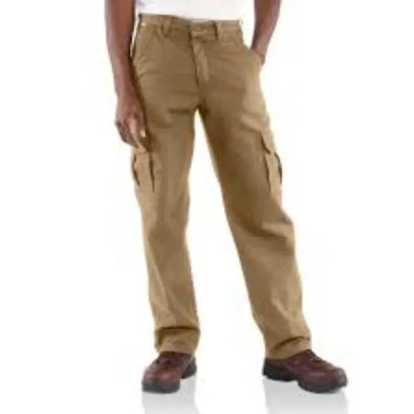 Carhartt Other - 𝅺carhartt Fire  Resistant Loose Fit Pant Tan 40